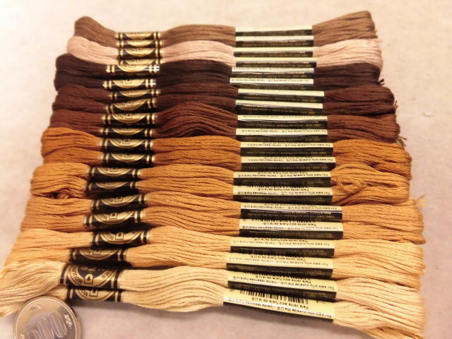 ☆刺繍糸☆刺しゅう糸17N39W☆ＤＭＣ２５番２１☆２０本