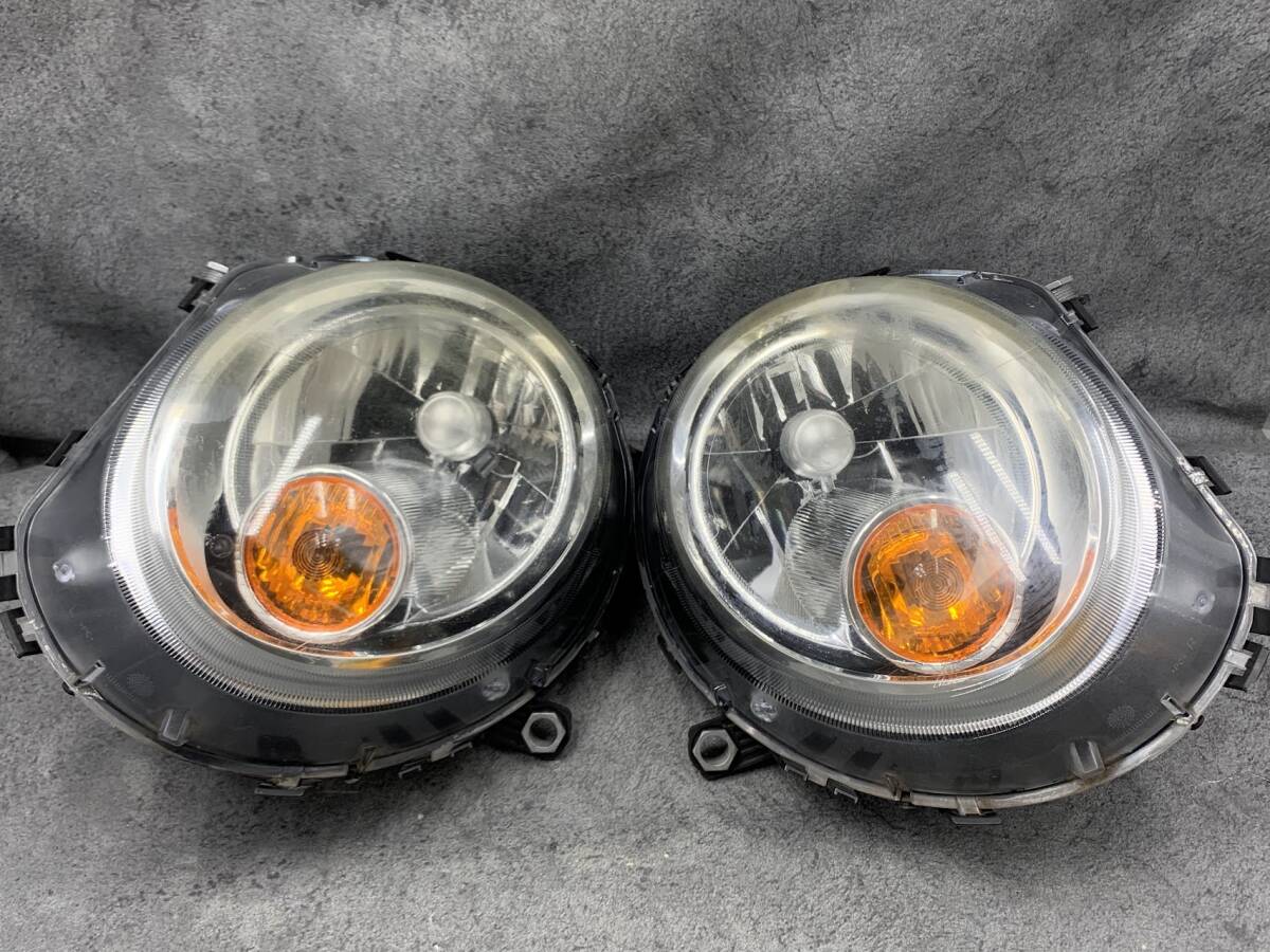 【 MINI ミニクーパー 純正 ハロゲン ヘッドライト 】H-ECE-RHD-LS-Y H-ECE-RHD-RS-Y パーツ ライト 
