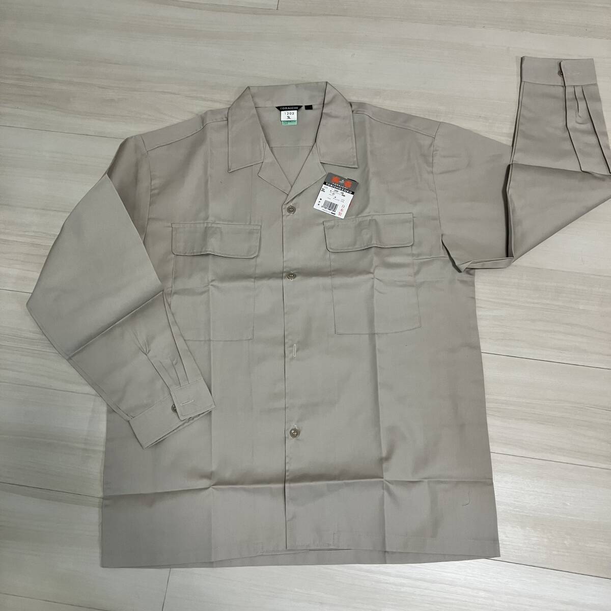 クラボウ　作業着　未使用品　上着　寅壱　日本製　3L　長袖　TORAICHI　rb1939