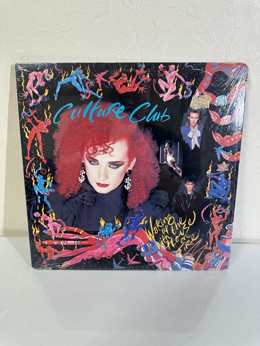 Culture Club Waking Up With The House On Fire OE 39881 レコード LP盤 再生未確認 シュリンク梱包済み