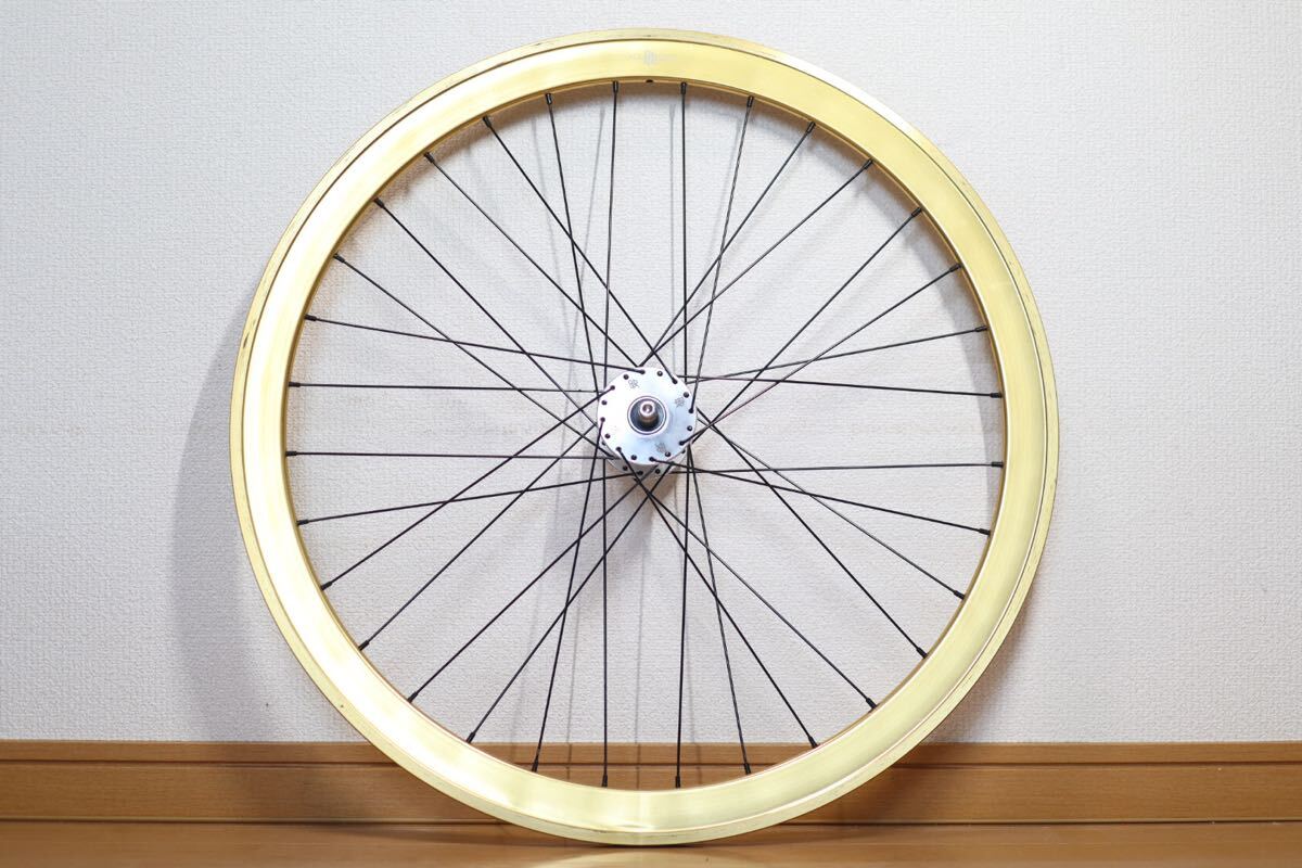 ★ PHILWOOD × BROTURES ピスト フロント クリンチャー ホイール フィルウッド blue lug ブルーラグ SURLY サーリー CRUST クラスト