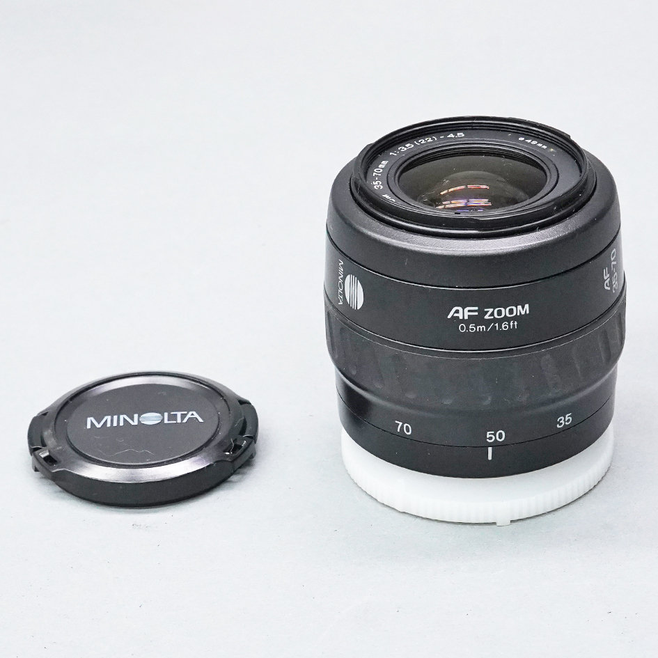 【09】MINOLTA AF ZOOM 35-70mm　1:3.5(22)-4.5　レンズ