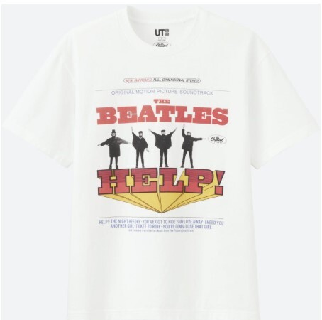 UNIQLO UT Beatles Help! L White 新品未使用タグ付き