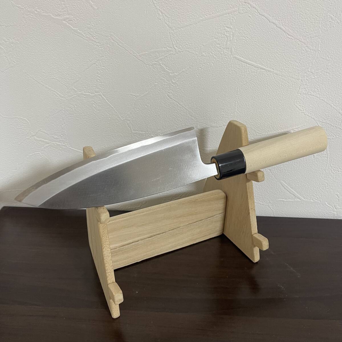 新品 未使用 堺 出刃包丁 霞焼 刃渡り16.5cm 特製正鋼 高級料理庖丁 刺身 柳葉 和包丁 片刃 本職 板前 魚屋 市場 打刃物 sakai 日本製