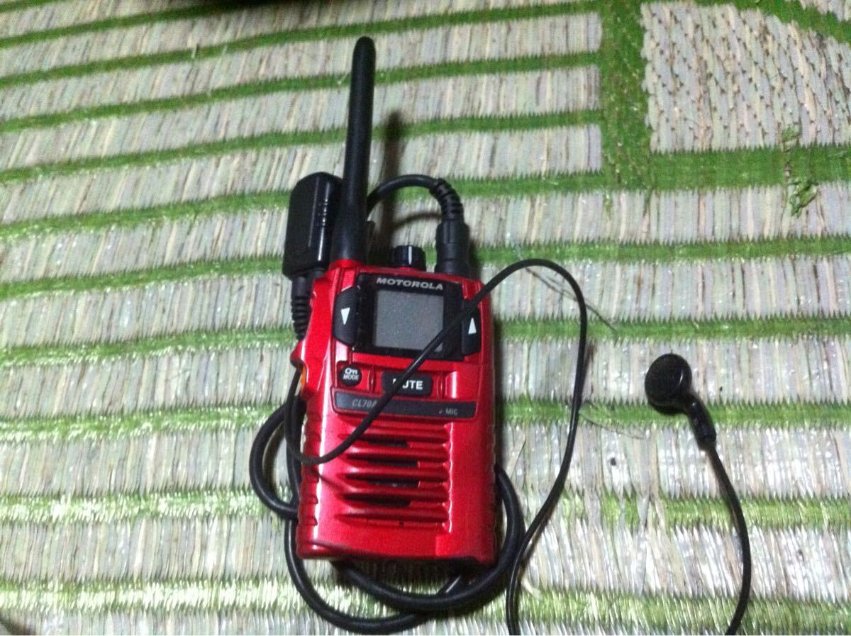 モトローラ　特定小電力トランシーバー　CL70A ジャンク品