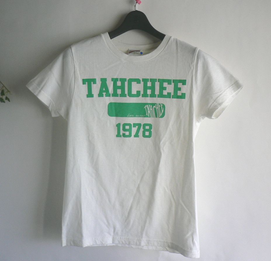 TAHCHEE ターチー 白　ロゴTシャツ　訳アリ