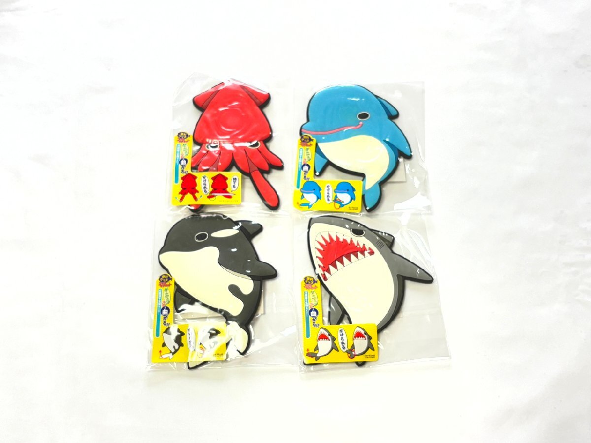 【訳あり品】ザ・アクセス マグネット 4種セット　フック 磁石付き 水族館