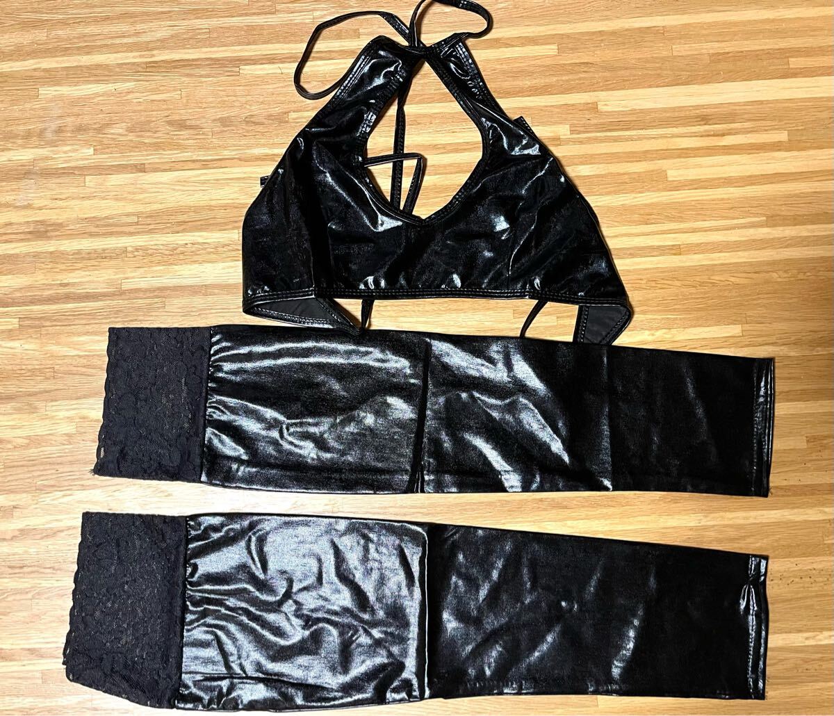 開封のみ　黒　レースクイーンコスプレ　