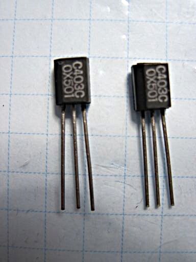 BT1009　SONY　ソニー　ＮＰＮ　トランジスタ　2SC403C-5？　未使用品ですが長期保存品　ジャンク品　１個
