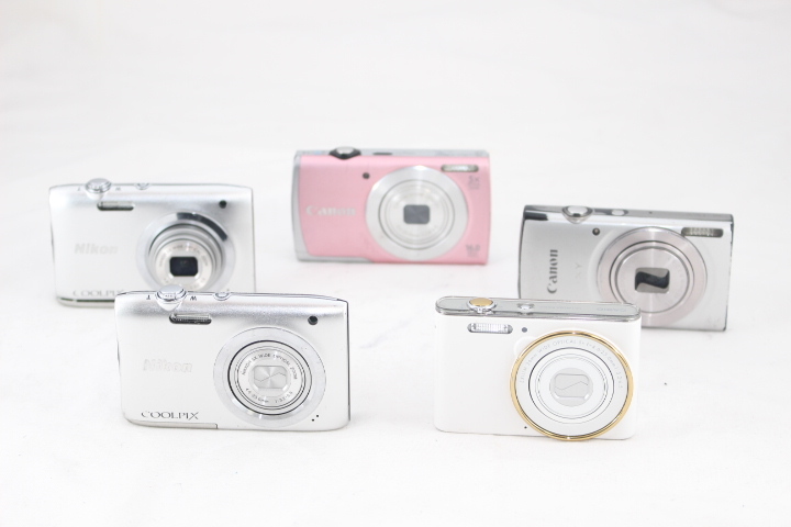 Nikon COOLPIX A100　CANON PowerShot A2600　Canon デジタルカメラ IXY 180　他　20250527-002