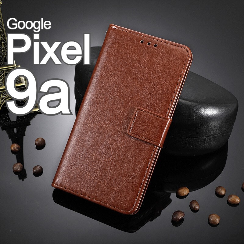 Pixel 9a 手帳型 ブラウン スマホケース 