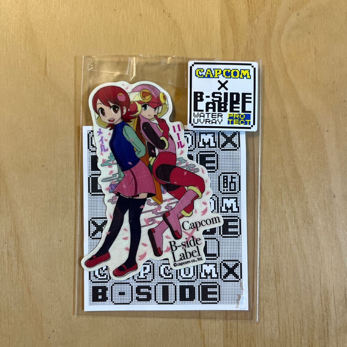 桜井メイル＆ロール CAPCOM×B-SIDE LABEL ステッカー 「ロックマンエグゼ」Mega Man カプコン