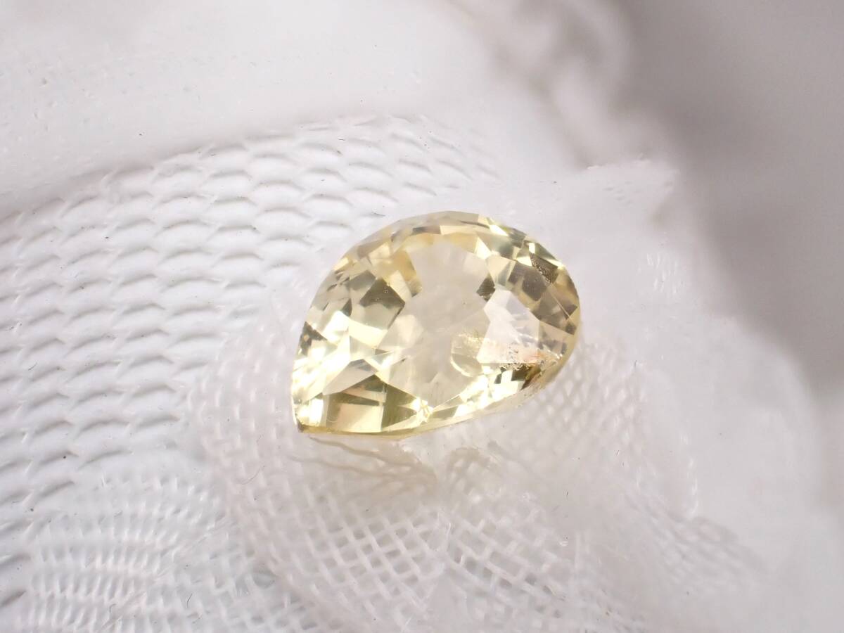 超々稀少 天然 非加熱☆1.103ct ゴールデンサファイア スリランカ産 ルース ソーティング付き 新品　コレクター垂涎の逸品　