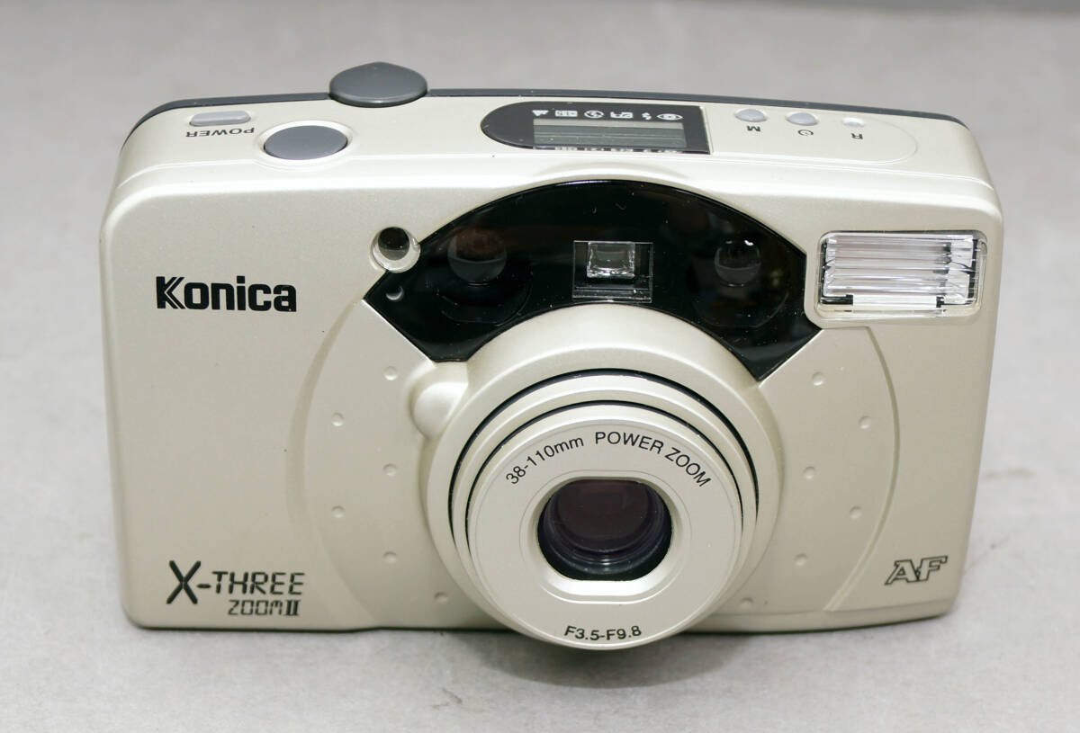 Konica コニカ コンパクトフィルムカメラ X-THREE ZOOM　II　動作品