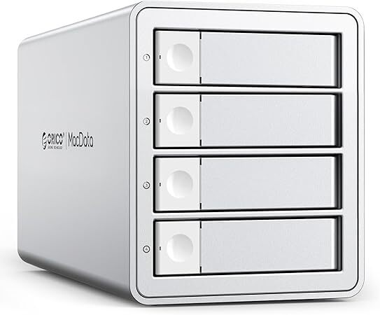 ORICO 【RAID機能】 HDDケース 4台 22TB*4 USB 3.0 RAIDケース マルチ 2.5/3.5インチ HDD 外付けケース ブラケット付き 冷却ファン 0526