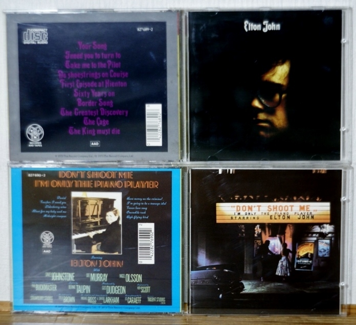 エルトン・ジョン/32PD規格CD2枚★エルトン・ジョン+ピアニストを撃つな★PDO刻印★Elton John
