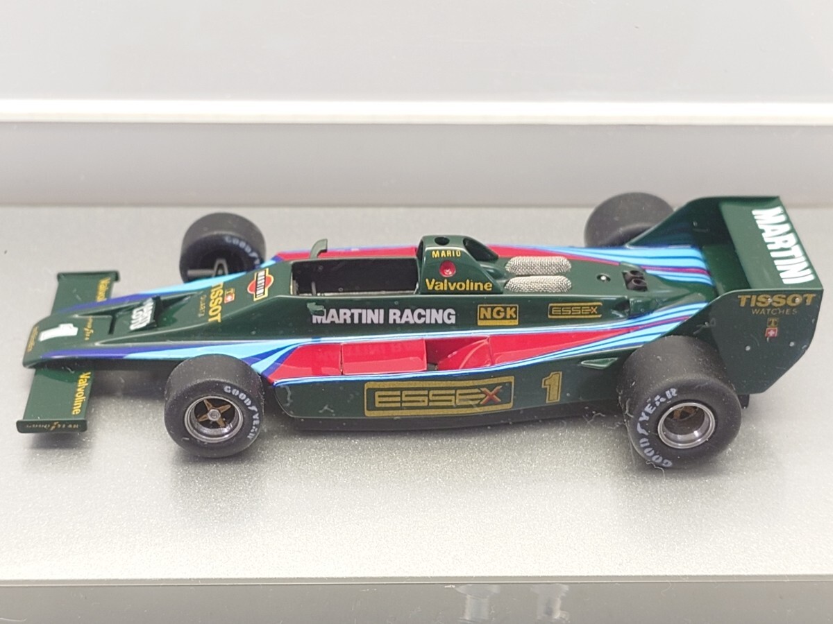 TAMEO タメオ完成品 1/43 マルティニ ロータス80 1979 #1 マリオ・アンドレッティ IB00@f2551