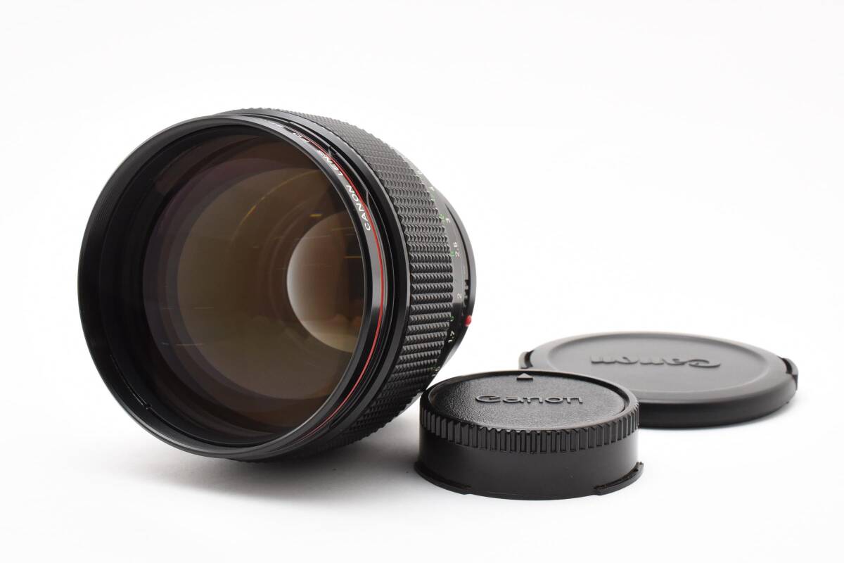 #4698 【銘玉】 CANON LENS New FD 85mm F1.2 L 一眼レフ フィルム カメラ レンズ
