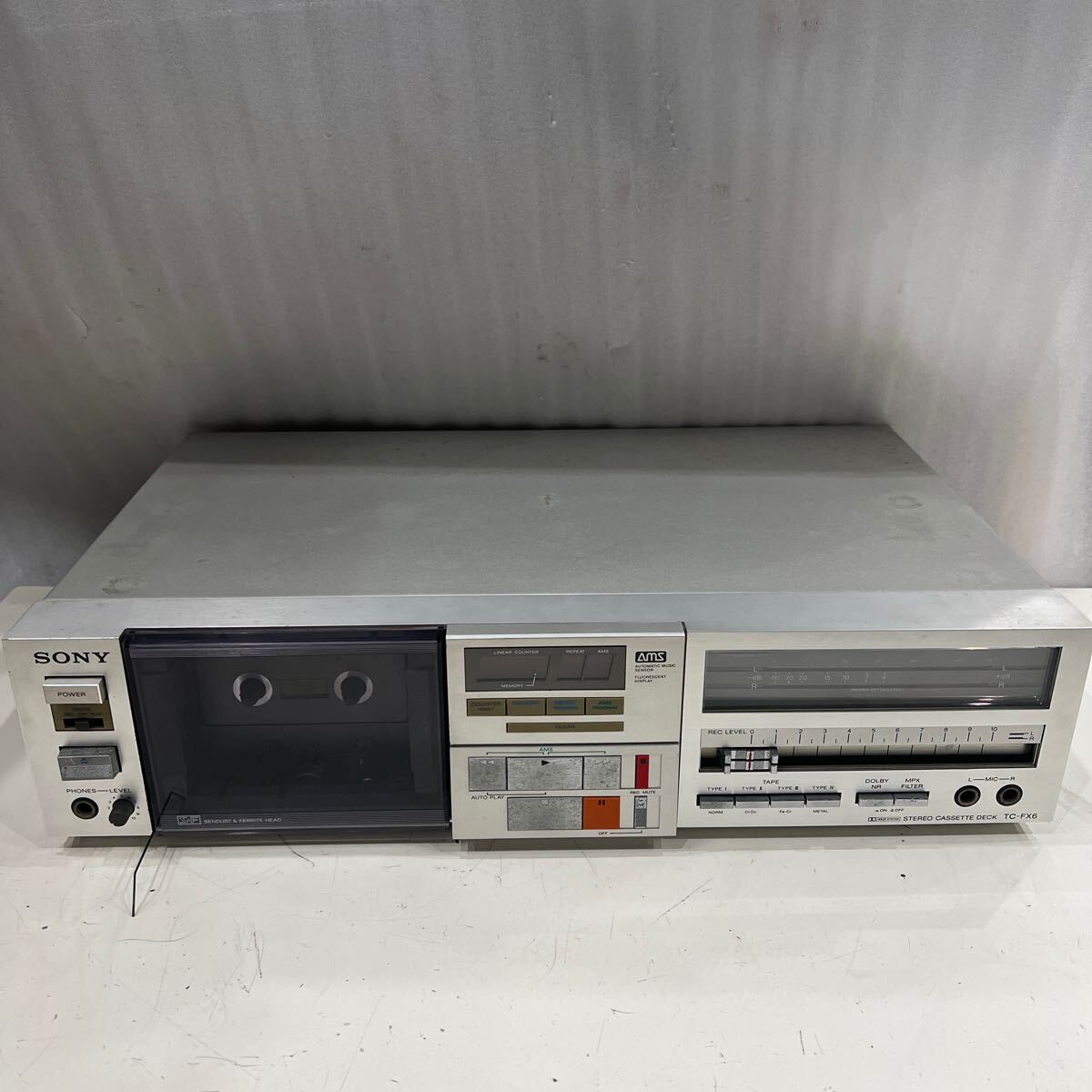 中古ジャンク SONY TC-FX6 ステレオカセットデッキ ソニー