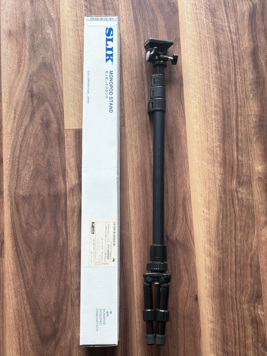 Slik モノポッドスタンド　一脚兼三脚　2way スリック　3段　MONOPOD STAND