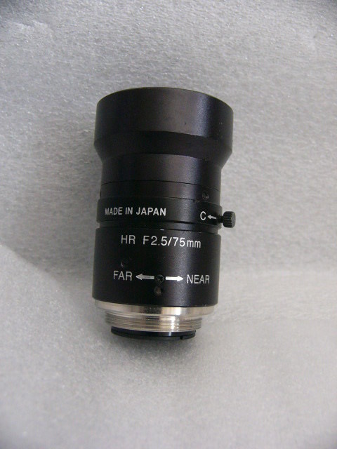 ★動作保証★ Keyence CA-LH75 75mm/F2.5 高解像度低歪みCマウントレンズ