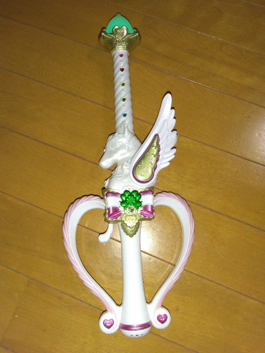プリンセスキャンドルスマイルプリキュア杖ステッキなりきりおもちゃサウンド光る女の子オモチャBANDAIバンダイ玩具ハロウィン