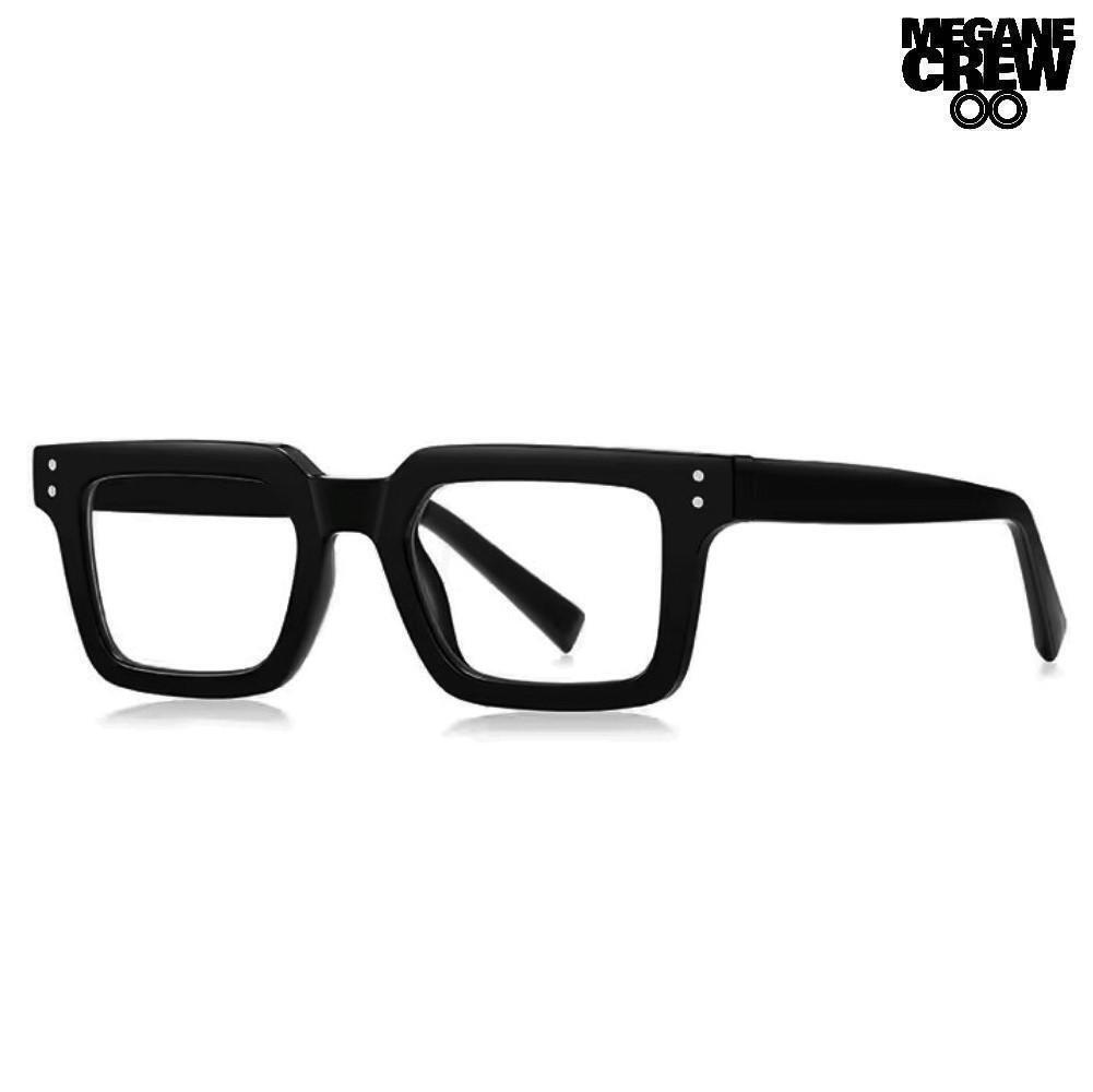 Quadra Edge クワドロエッジ ブラック 黒 スクエアメガネ 02