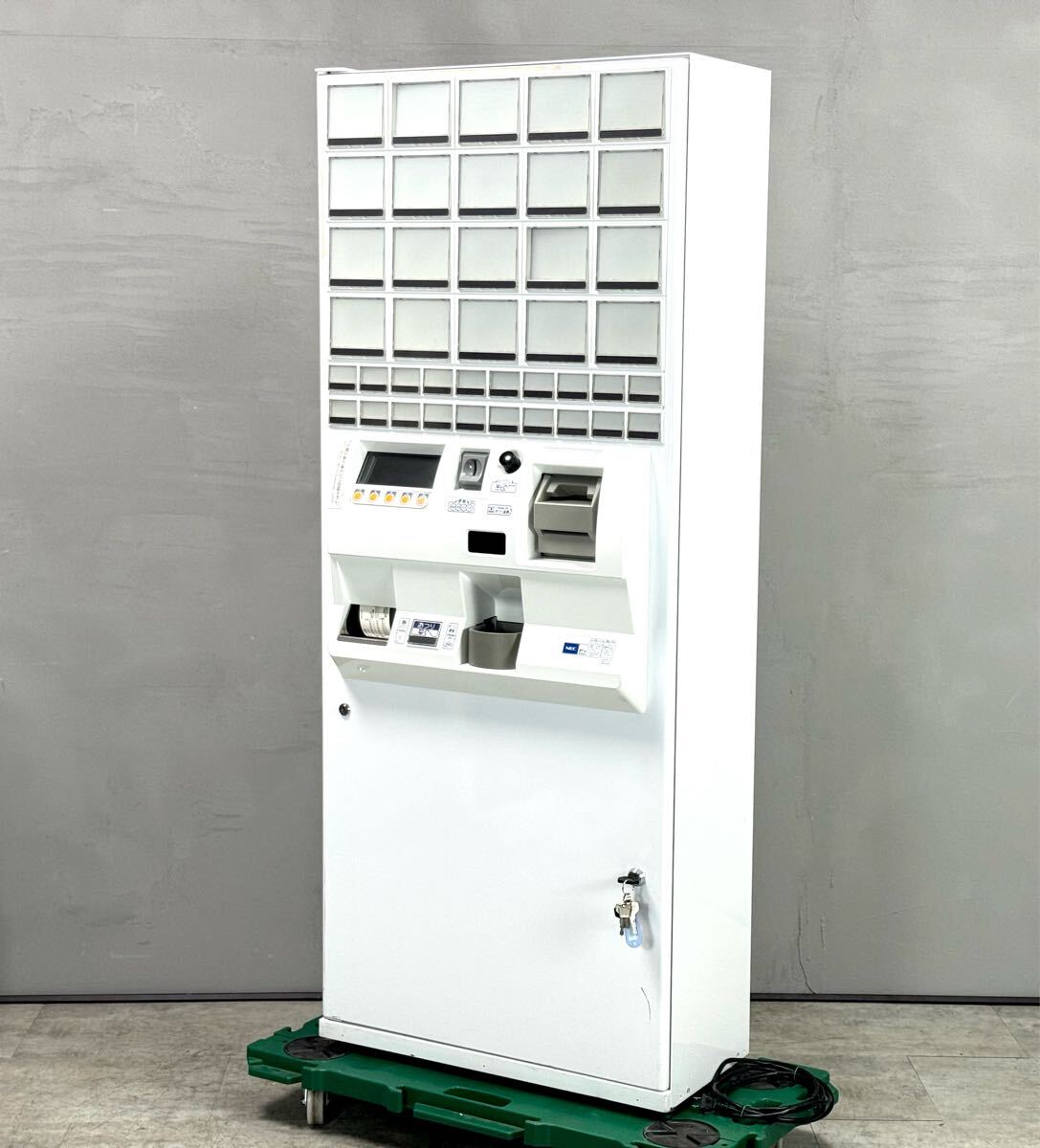 動作品■NECマグナス 券売機 BT-e212-D 自動券売機 発券機 飲食 業務用 食券 店舗 業務用■兵庫県姫路市から A25-138