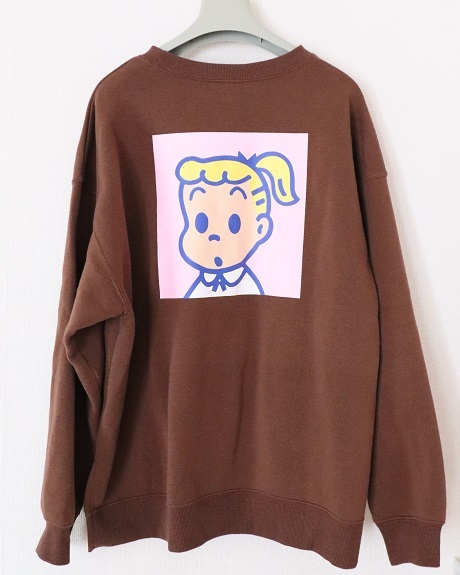 レア！OSAMU GOODS オサムグッズ 長袖トレーナー M ブラウン 着丈約68.5ｃｍ肩幅約61ｃｍ身幅約64ｃｍ　大人用