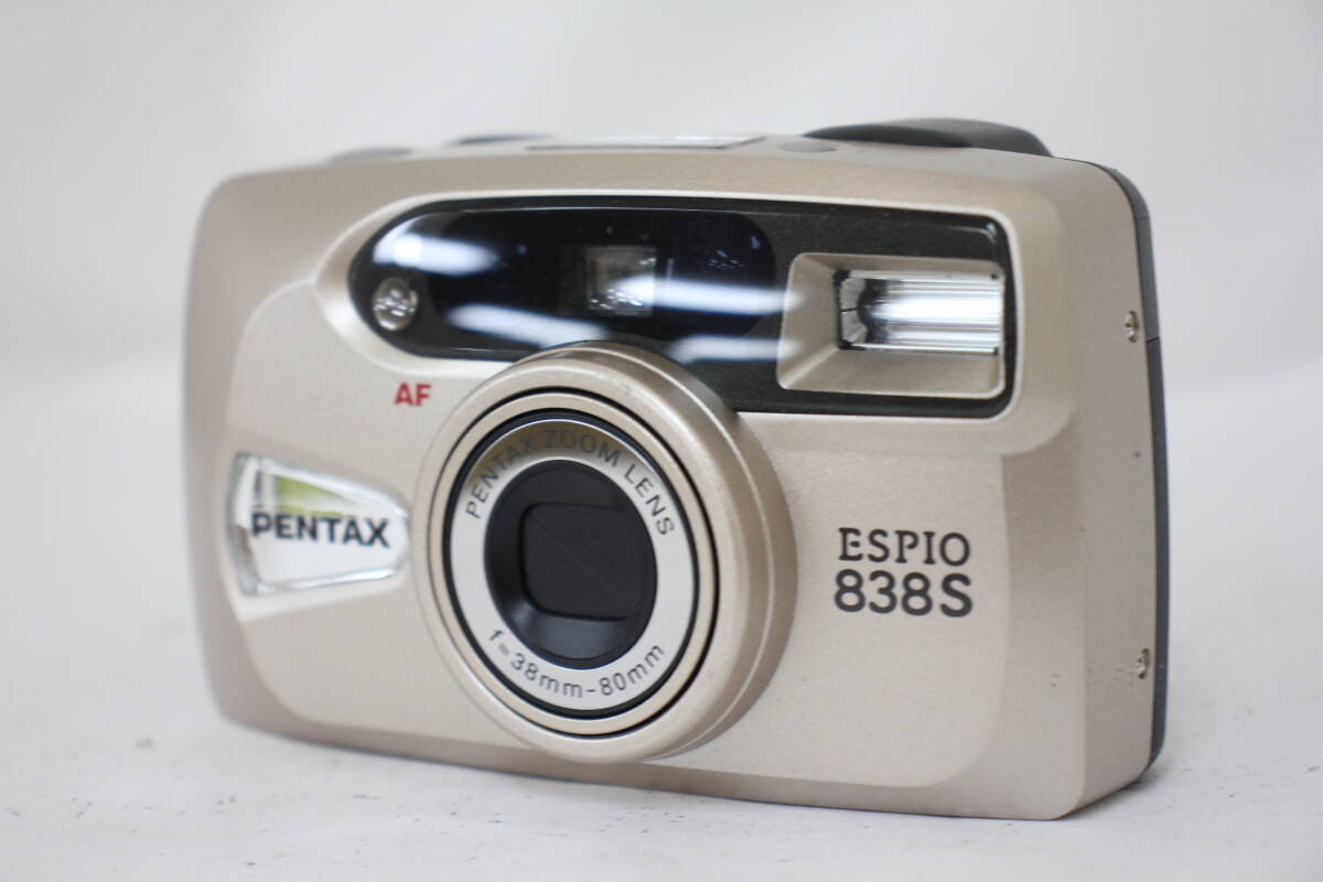 【返品保証】 ペンタックス Pentax ESPIO 838S ゴールド 38-80mm コンパクトカメラ e539