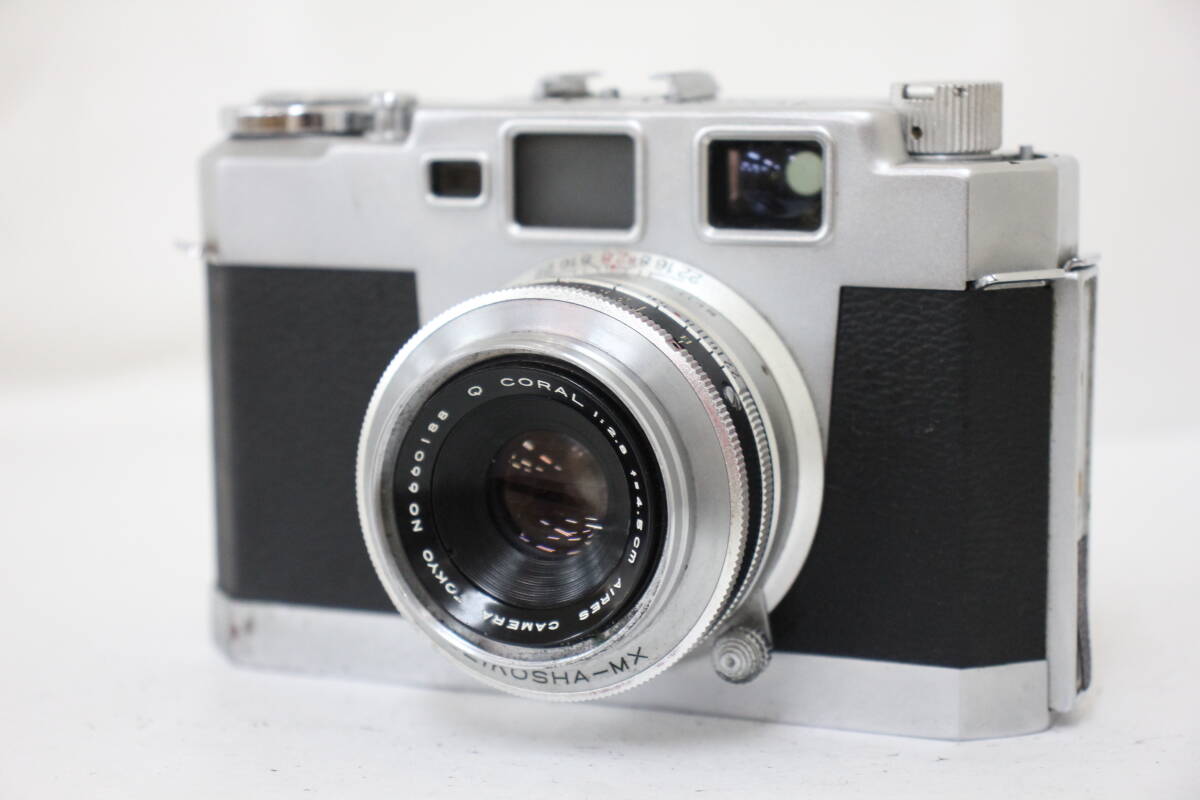【訳あり品】 アイレス Aires 35-IIIA Q Coral 4.5cm F2.8 カメラ e556