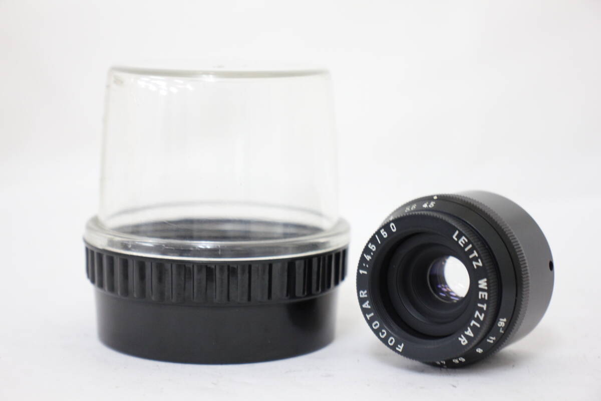 【訳あり品】 ライカ Leica Leitz Wetzlar Focotar 50mm F4.5 DOOCQ レンズ e931