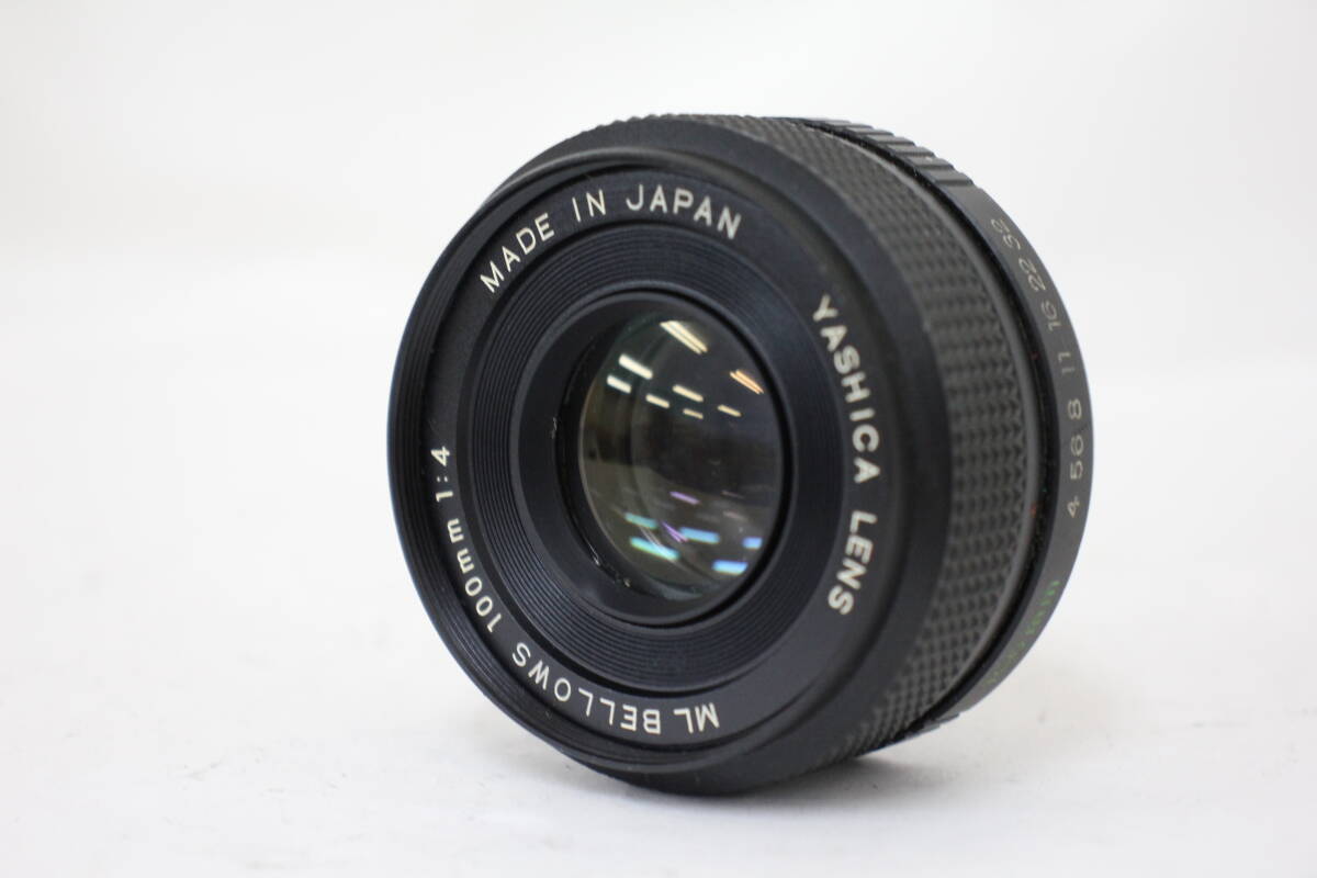 【返品保証】 ヤシカ Yashica ML Bellows 100mm F4 レンズ e992