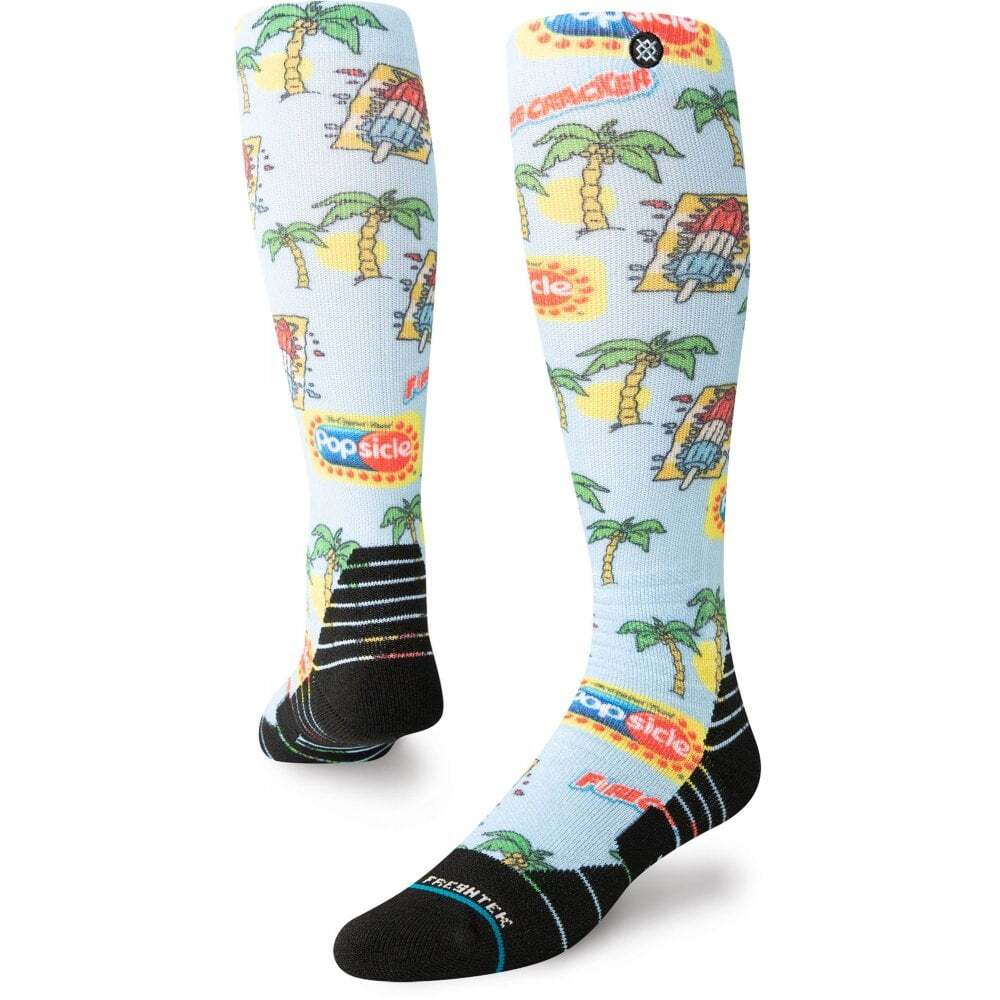 ☆Sale/新品/正規品 STANCE SOCKS ”POPS SNOW” SNOWBOARD.SOCKS | Size：L | Color：Light Blue | スタンス/スノーボードソックス