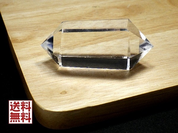 両剣 天然水晶 ５４ｍｍ 鑑別書付き 高品質 ダブルポイント クリスタルクォーツ 全国送料無料 NO.１１