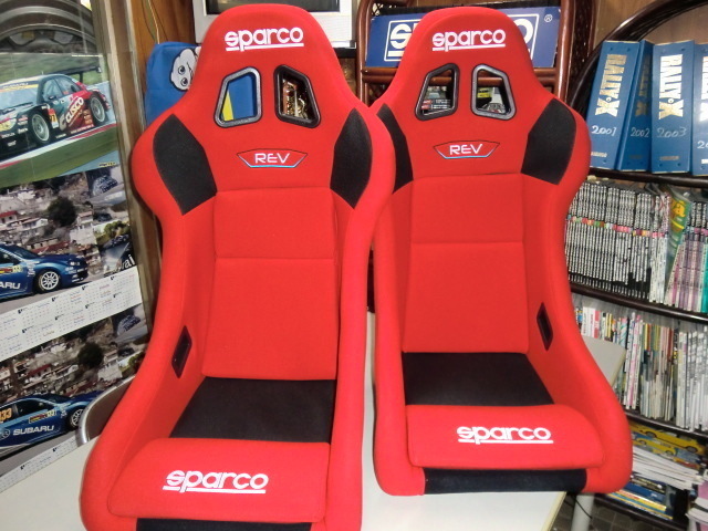 SPARCO JAPAN スパルコ REV-J QRT バケットシート 2脚セット レッド 赤 国内正規品＆メーカー直送
