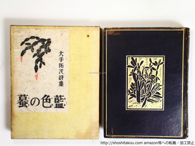 藍色の蟇　大手拓次詩集/大手拓次　逸見亨編・装/アルス*36314