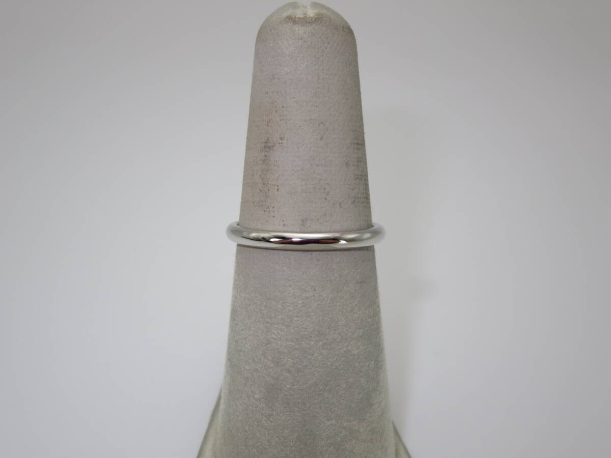 ☆ ショーメ PT950 内側１PD ＃54(約13.6～13.8号位) 約3.3g位 仕上済 中古 リング ☆②S