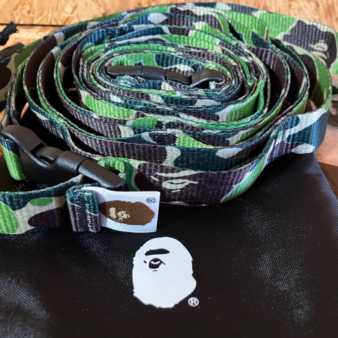 A BATHING APE Hanging Chain ハンギングチェーン BAPE ABC CAMO柄 迷彩 カモフラージュ ベイプカモ 収納袋 巾着 .