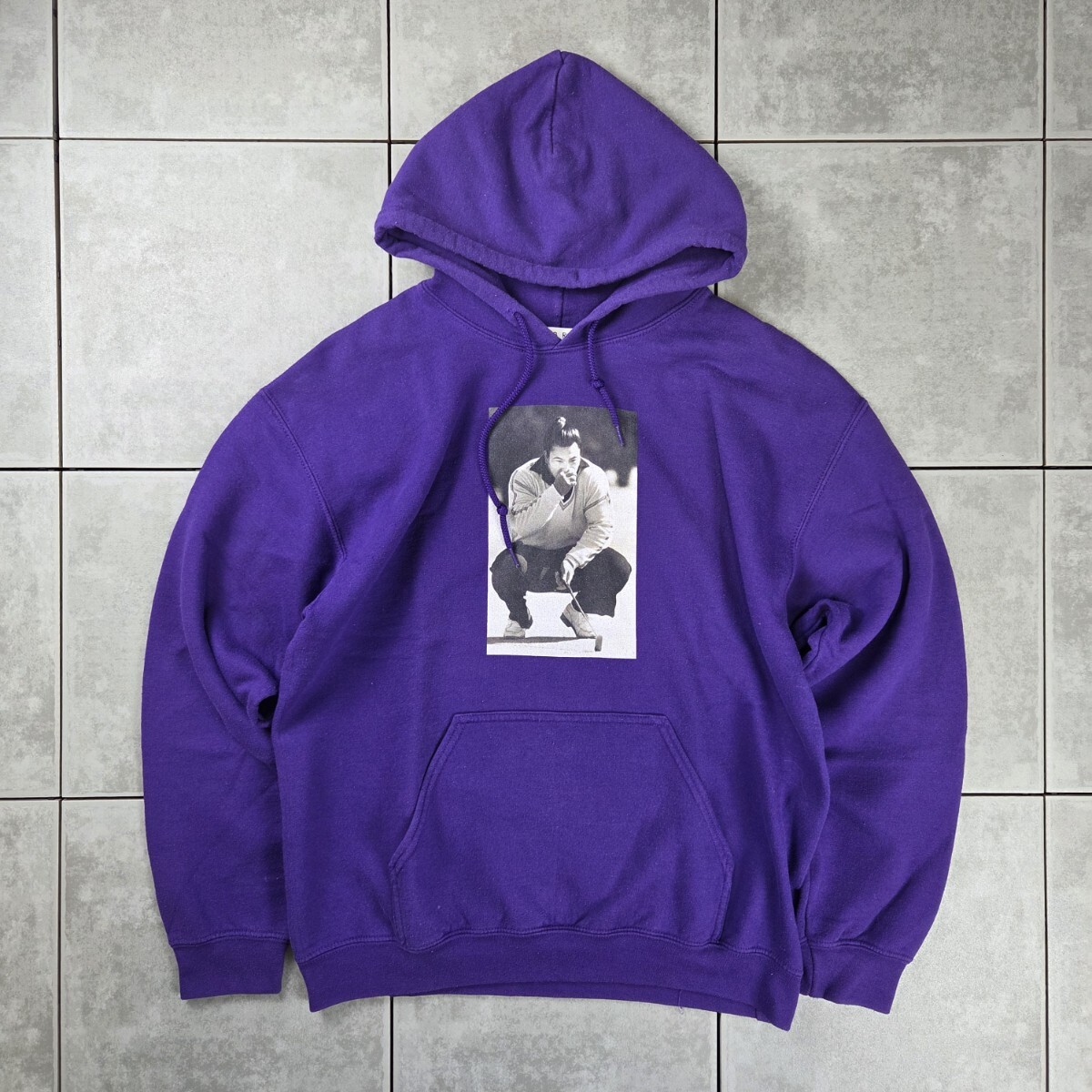 Rare 18SS LABRAT 千代の富士 golf photo hoodie japanese label archive ラブラット パーカー ゴルフ フォト スウェット size M BEAMS
