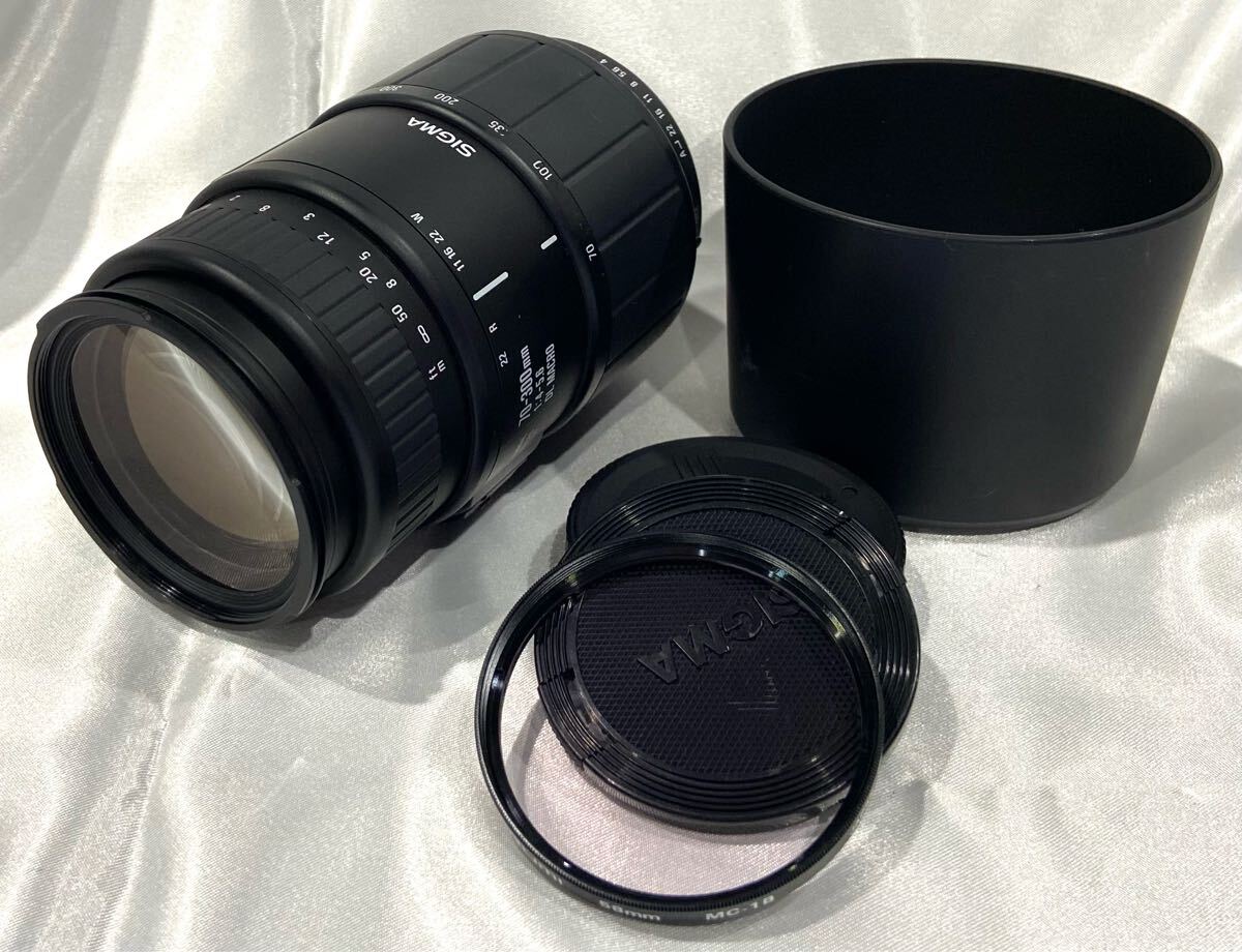 250504B☆ SIGMA 70-300mm 1:4-5.6 DL MACRO PENTAX用 AFレンズ フード、おまけ付き♪配送方法＝おてがる配送宅急便(EAZY)♪