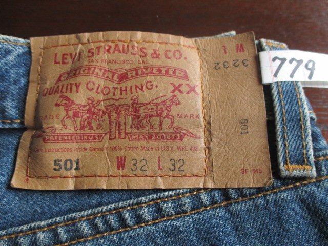 A779送料無料【32】コレクション放出 ビンテージ 501 Levis リーバイス USA製 刻印553