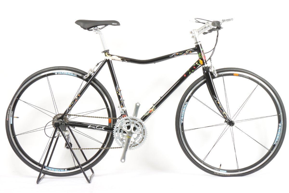 【希少】 La Cela ◎ アルミフレームロードバイク 花鳥風月/漆仕上げ塗装/手描き【未使用品】◎ #3157