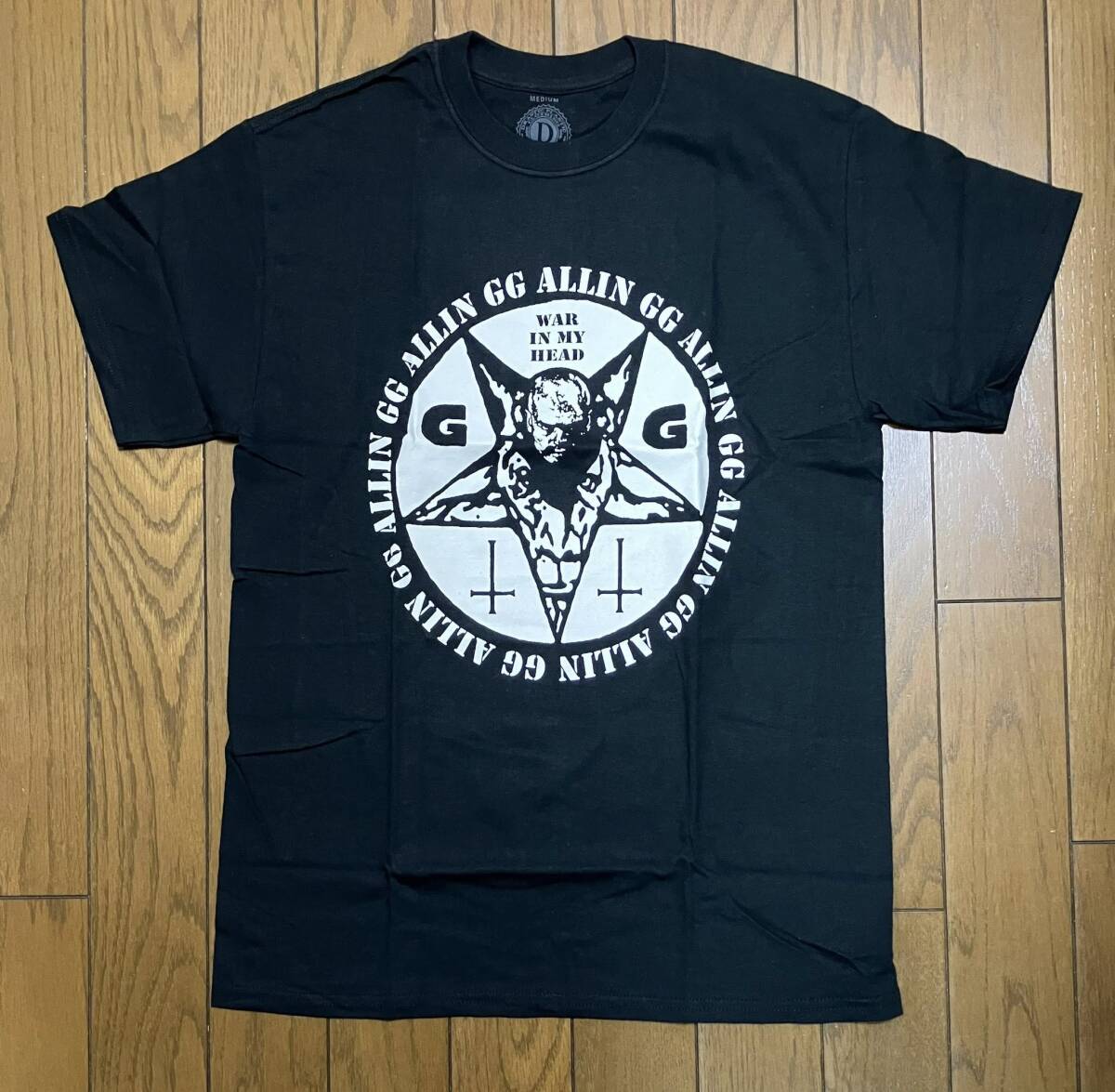 新品未使用　GG ALLIN / WAR IN MY HEAD　Tシャツ（メンズMサイズ）