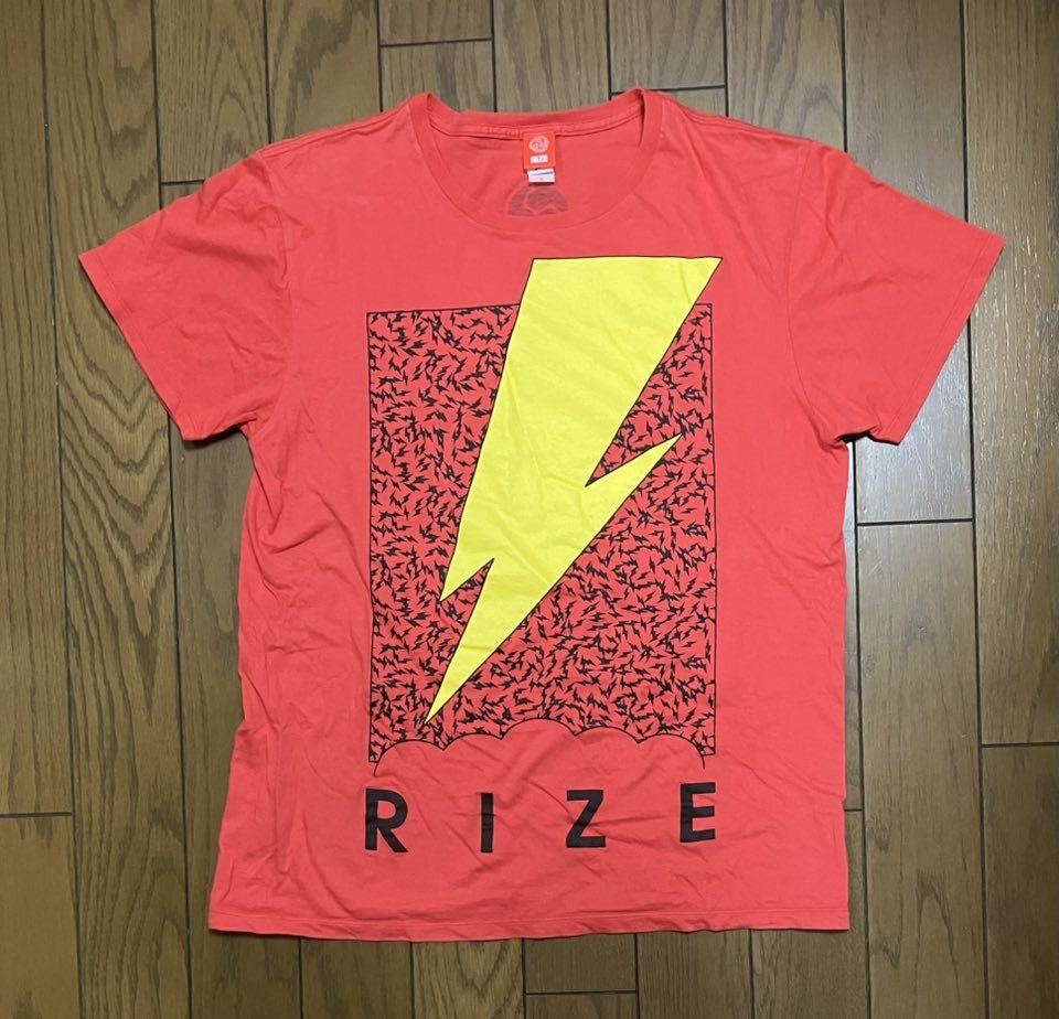 RIZE / Tシャツ（メンズLサイズ表記ですがMサイズに近いです）
