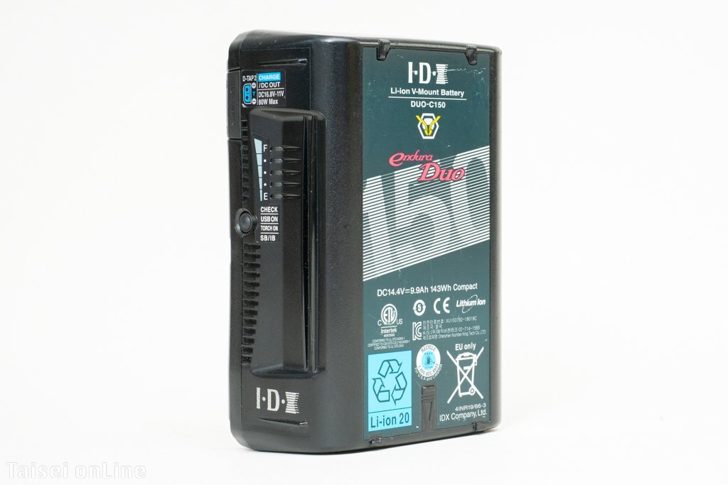 Ｖマウントタイプリチウムイオンバッテリー IDX DUO-C150 No.117 ジャンク品扱い 25050718