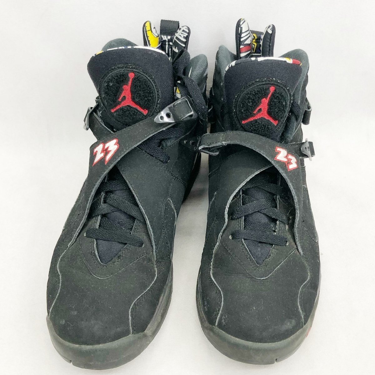 NIKE ナイキ AIR JORDAN 8 RETRO PLAYOFF エアジョーダン レトロ プレイオフ 305381-061 28cm ブラック 黒 BLK メンズ スニーカー 靴