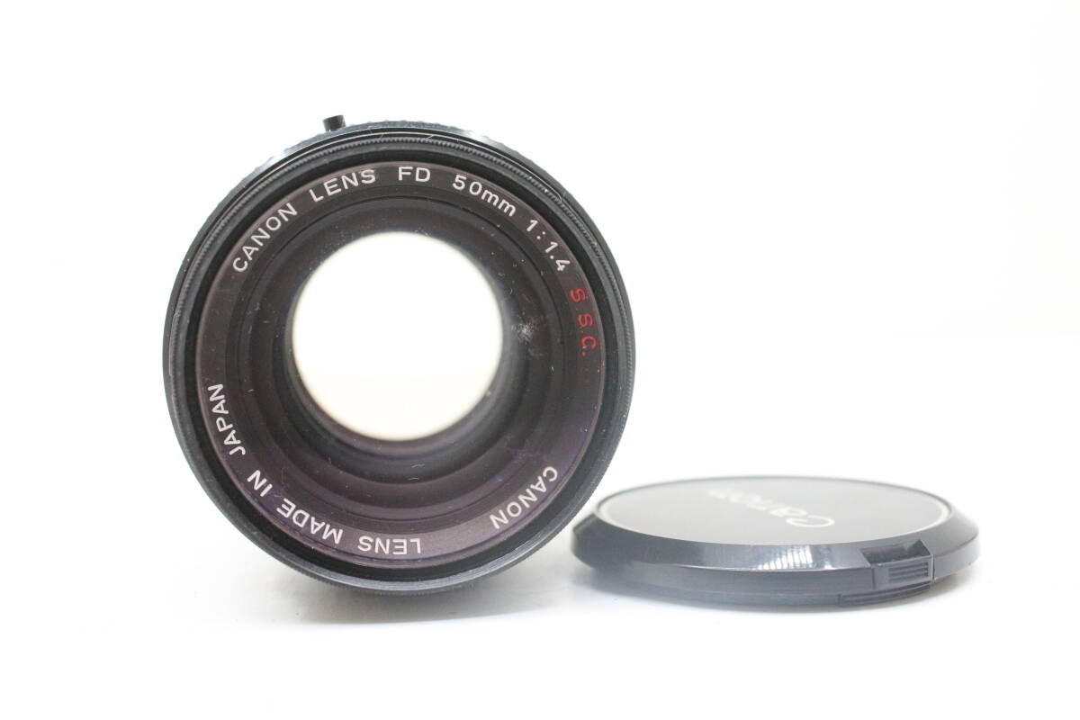 ★良品★CANON キヤノンFD 50mm F1.4 S.S.Cキヤノン標準単焦点レンズ！OK7831