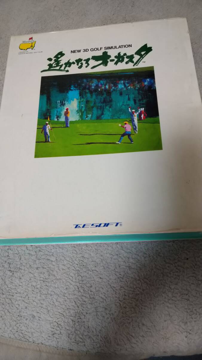 「遥かなるオーガスタ」 PC98 箱説付き 3.5"2HD T&Eソフト