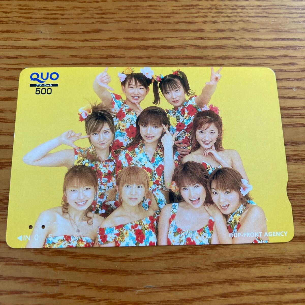 使用済みQUOカード　モーニング娘。